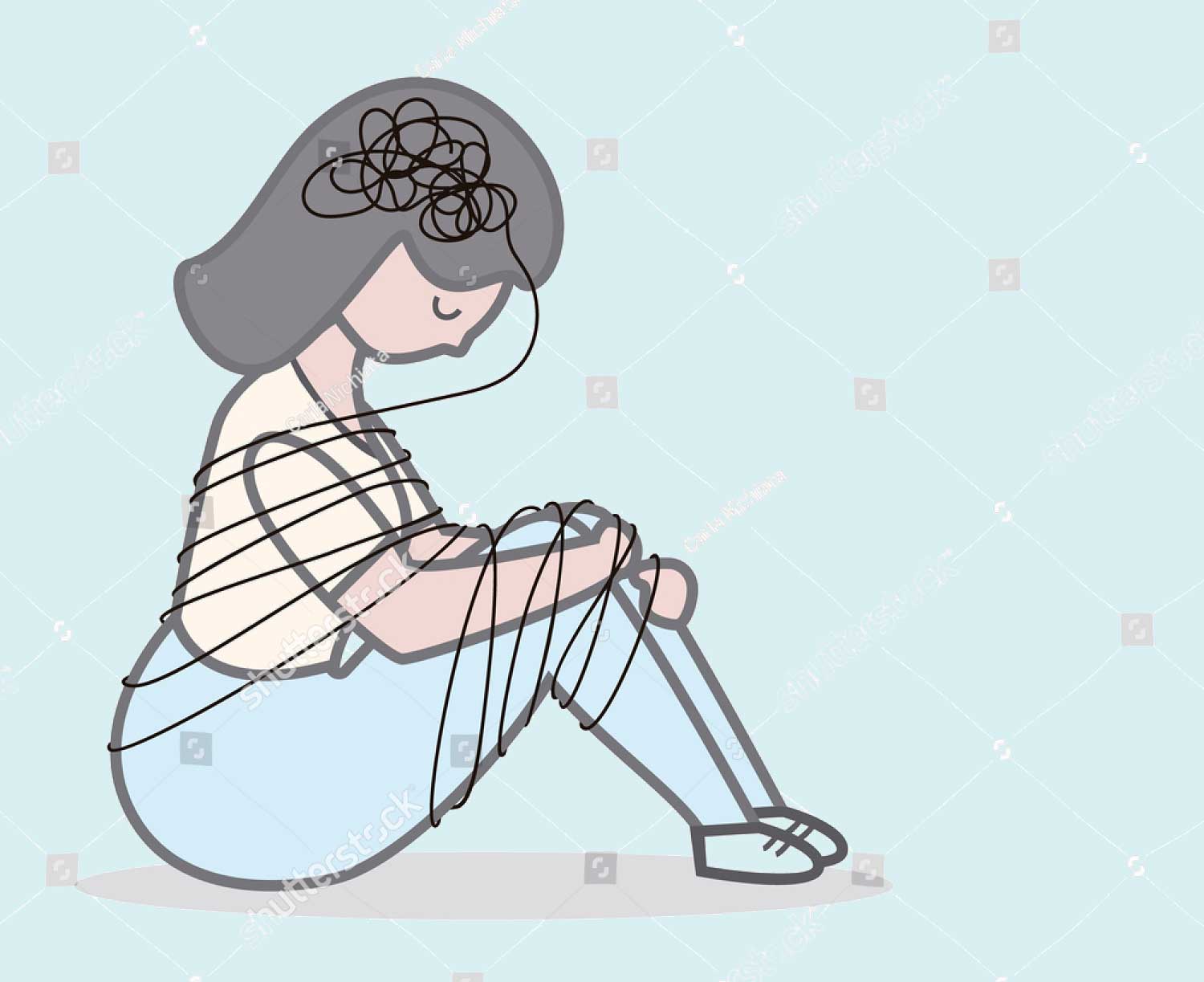 stock-vector-sad-woman-sitting-tied-vector-depression-concept-anxiety-and-negative-thoughts-1929392513-blue